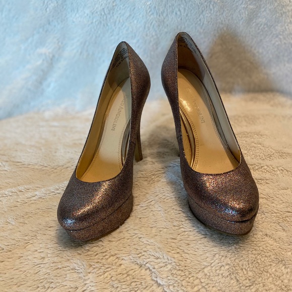 Sparkly Enzo Angiolini platform pumps sz 5.5 - Picture 2 of 5